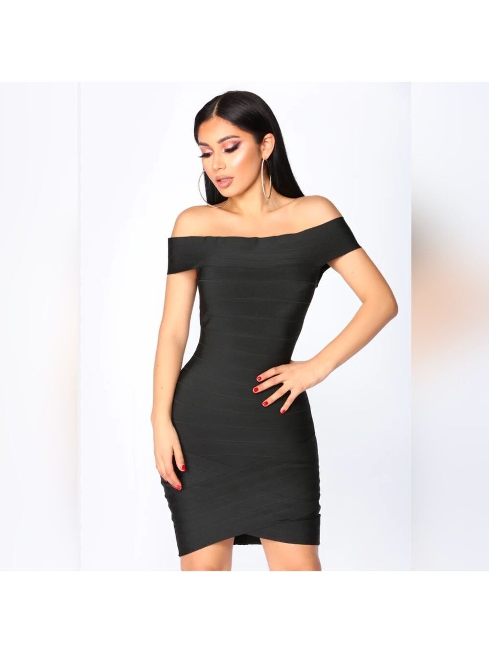 NWT black 🖤 Bodycon‎ Bandage dress, Small size